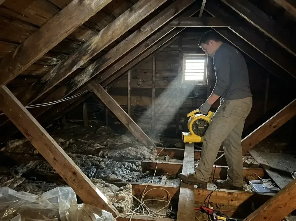 attic-water-damage-drying-proc-007 — frequently asked questions, Emergency Water Extraction & 24/7 Flood Response in Mirrorm…